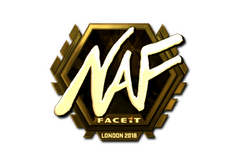 Sticker | NAF (Gold) | London 2018