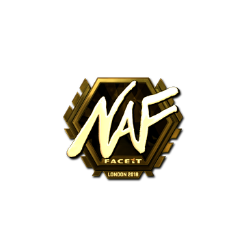 Sticker | NAF (Gold) | London 2018 image 360x360