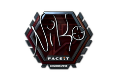 Sticker | NiKo (Foil) | London 2018