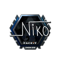 Sticker | niko (Foil)  | London 2018 image 120x120