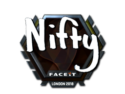 Sticker | Nifty (Foil) | London 2018