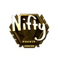 Sticker | Nifty (Gold) | London 2018 image 120x120