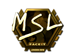 貼紙 | MSL（黃金）| London 2018