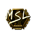 Sticker | MSL (Gold) | London 2018 image 120x120