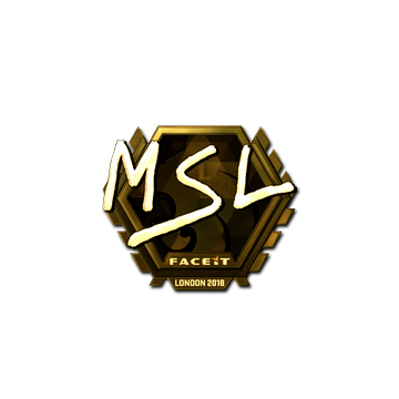 Sticker | MSL (Gold) | London 2018 image 360x360