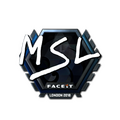 Sticker | MSL (Foil) | London 2018 image 120x120