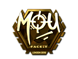 貼紙 | mou（黃金）| London 2018