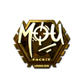 Sticker | mou (Gold) | London 2018 image 120x120
