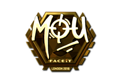 Sticker | mou (Gold) | London 2018