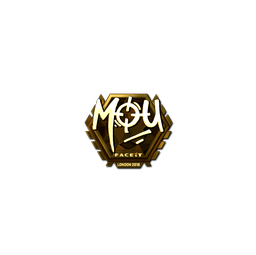 Sticker | mou (Gold) | London 2018