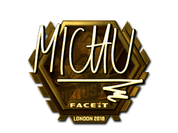 貼紙 | MICHU（黃金）| London 2018