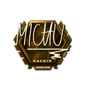 Sticker | MICHU (Gold) | London 2018 image 120x120