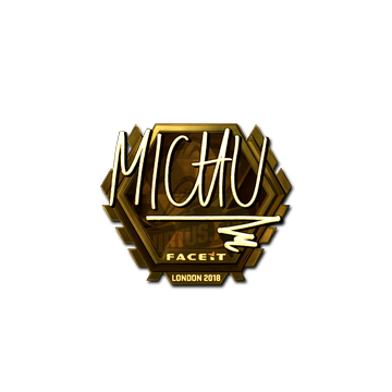 Sticker | MICHU (Gold) | London 2018 image 360x360