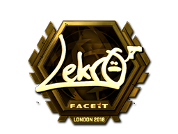Sticker | Lekr0 (Gold) | London 2018