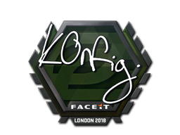 Autocolante | k0nfig | Londres 2018