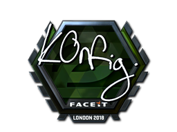 Sticker | k0nfig (Foil) | London 2018