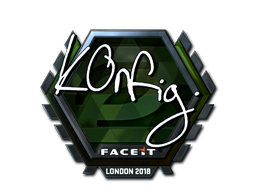 Autocolante | k0nfig (Foil) | Londres 2018