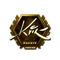 Sticker | Kvik (Gold) | London 2018 image 120x120