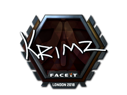 Стикер | KRIMZ (ламиниран) | London 2018