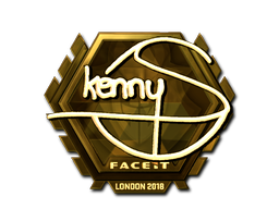 สติกเกอร์ | kennyS (ทอง) | London 2018