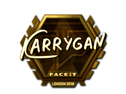 Sticker | karrigan (Gold) | London 2018