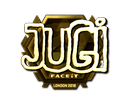 Sticker | JUGi (Gold) | London 2018