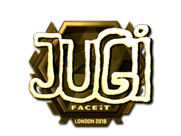 Adesivo | JUGi (Dourado) | Londres 2018