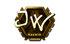 Sticker | JW (Gold) | London 2018