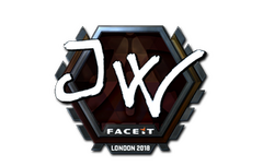 Sticker | JW (Foil) | London 2018