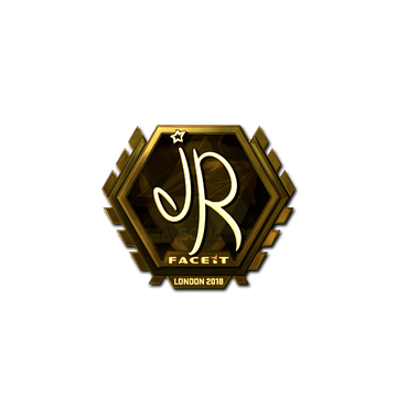 Sticker | jR (Gold) | London 2018 image 360x360