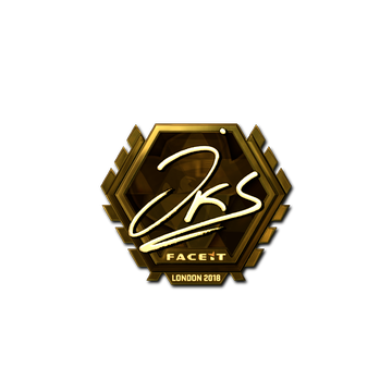 Sticker | jks (Gold) | London 2018 image 360x360