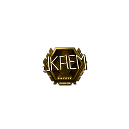 Sticker | jkaem (Gold) | London 2018