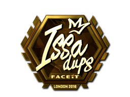 Sticker | ISSAA (Goud) | London 2018