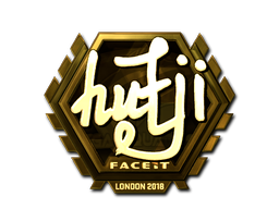 Autocolante | hutji (Gold) | Londres 2018