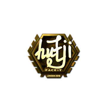 Sticker | hutji (Gold) | London 2018 image 360x360