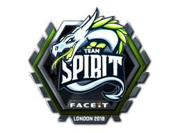 Matrica | Team Spirit (fóliás) | London 2018