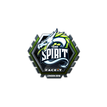 Sticker | Team Spirit (Foil) | London 2018 image 360x360