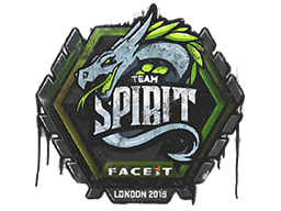 Graffiti sigilat | Team Spirit | London 2018