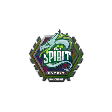 Sticker | Team Spirit (Holo) | London 2018 image 360x360