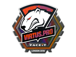 Pegatina | Virtus.Pro (holográfica) | Londres 2018