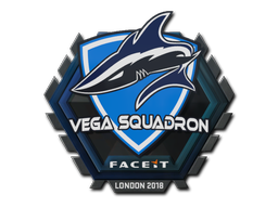 Klistremerke | Vega Squadron | London 2018
