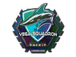 Pegatina | Vega Squadron (holográfica) | Londres 2018