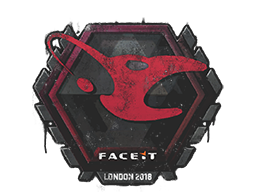 Versiegeltes Graffito | mousesports | London 2018