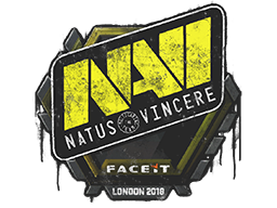 Graffiti sigilat | Natus Vincere | London 2018