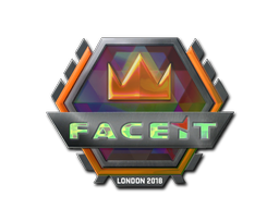 Стикер | FACEIT (холограмен) | London 2018