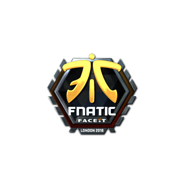 Sticker | Fnatic (Foil) | London 2018 image 360x360