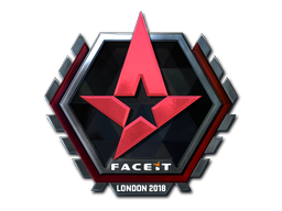 Adesivo | Astralis (Brilhante) | Londres 2018