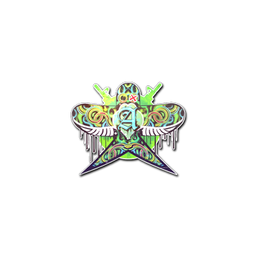 Sticker | Green Swallow image 360x360