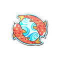 Sticker | Twin Koi image 120x120