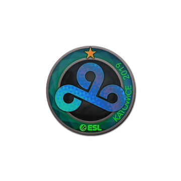 Sticker | Cloud9 (Holo) | Katowice 2019 image 360x360